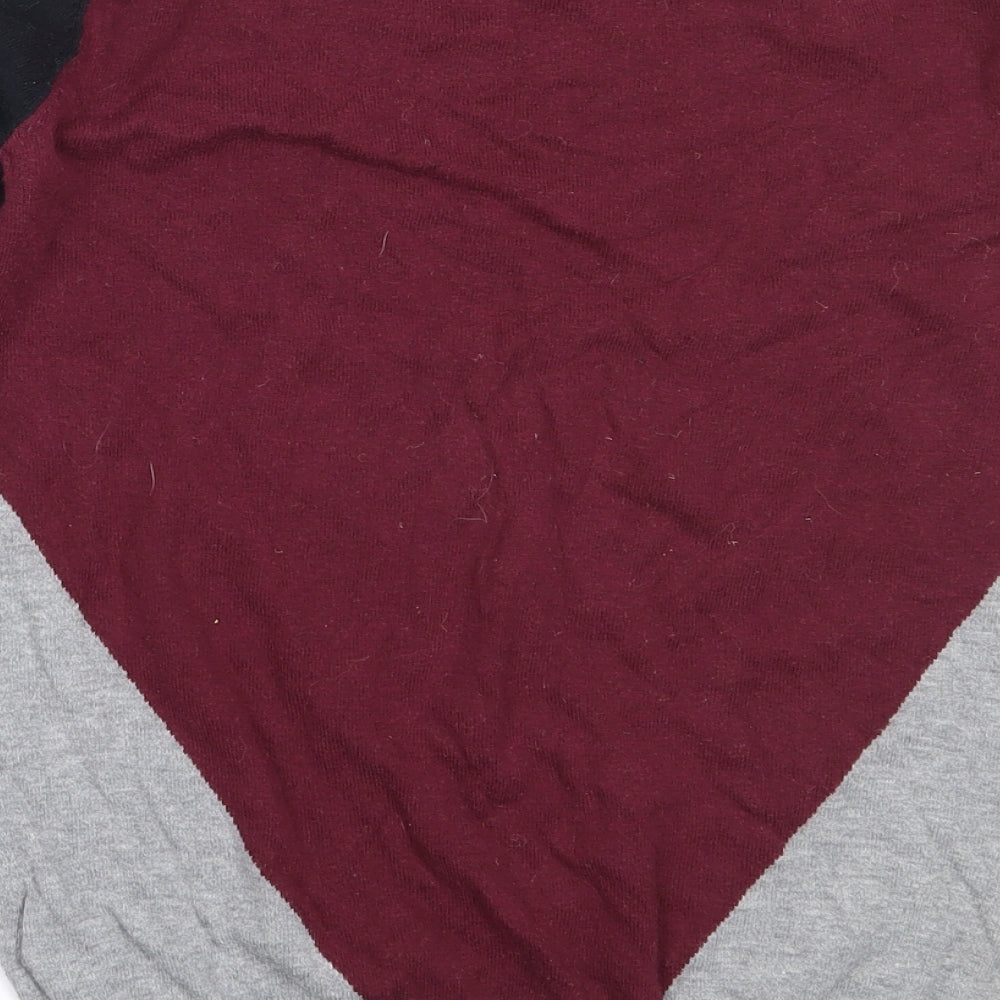 NEXT Womens Purple Round Neck  Cotton Pullover Jumper Size 6