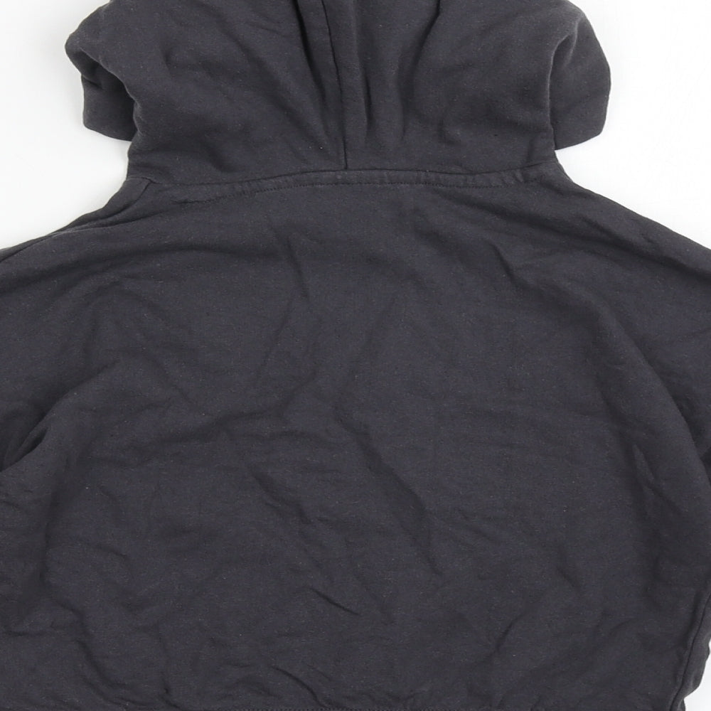 pep&co Girls Grey  Cotton Pullover Hoodie Size 8-9 Years  Pullover - Minnie Mouse