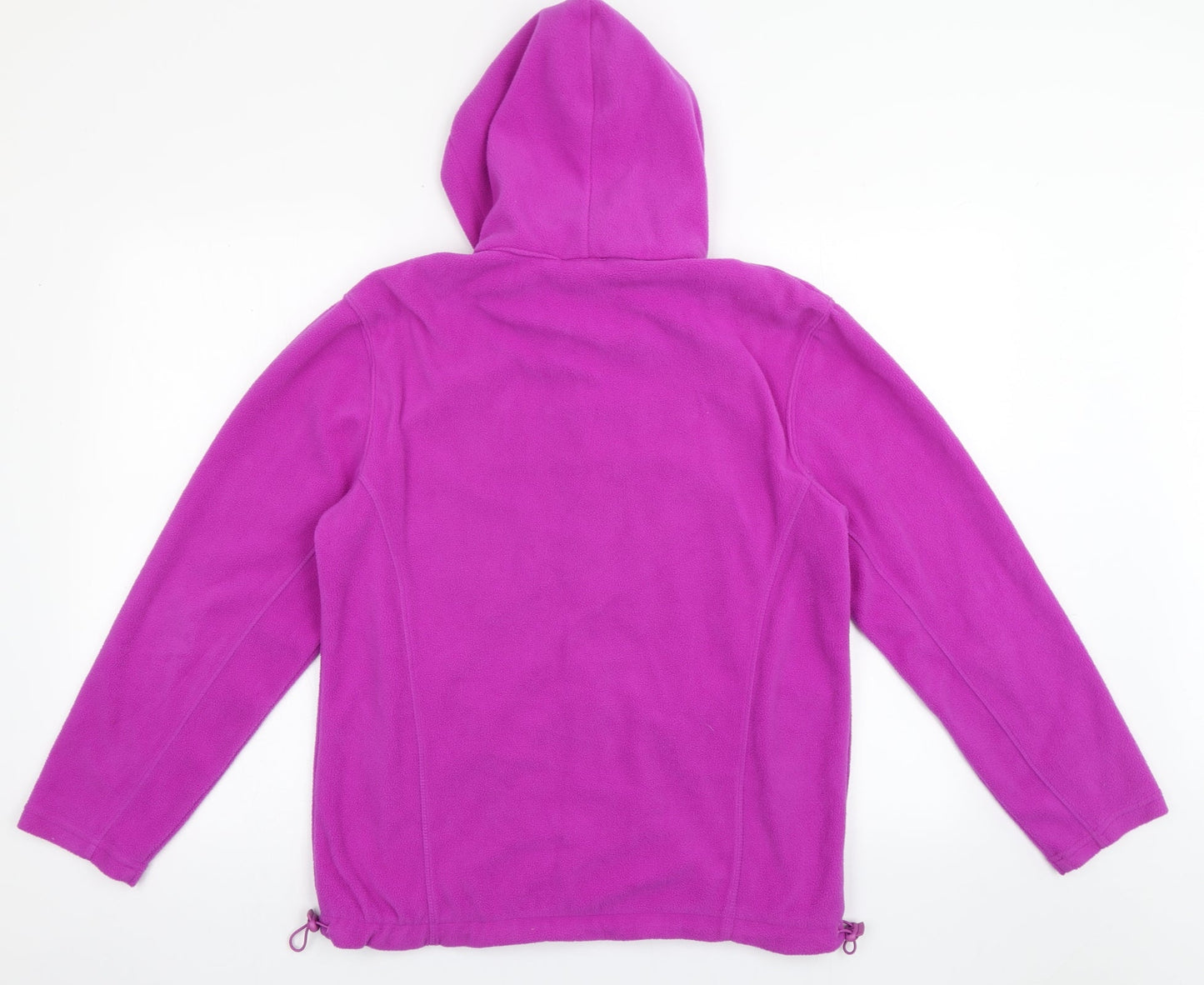 Azzurri Womens Purple  Polyester Full Zip Sweatshirt Size M  Zip
