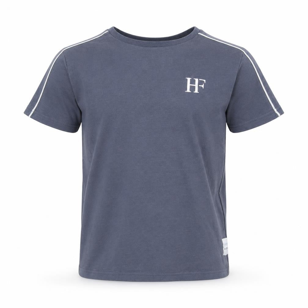 Holyfield Boys Grey  Cotton Basic T-Shirt Size 10-11 Years Crew Neck Pullover