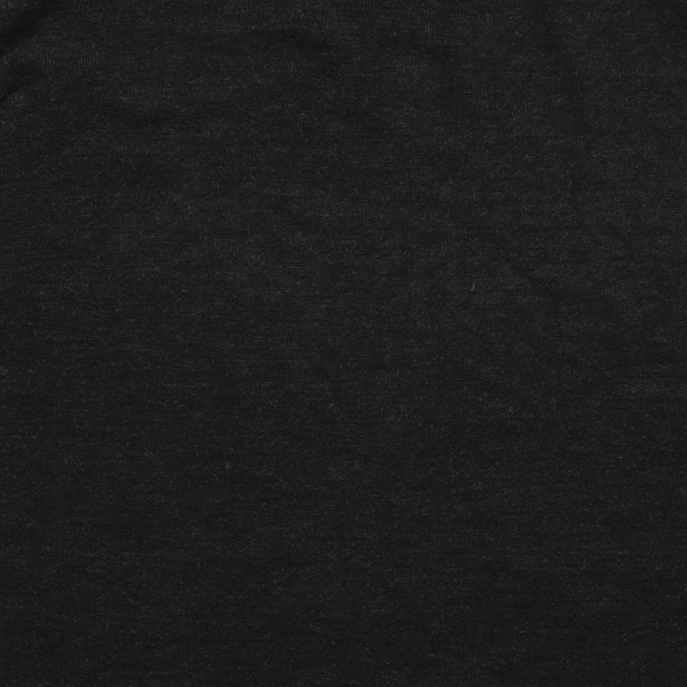 Cedar Wood State Mens Grey V-Neck  Acrylic Pullover Jumper Size L