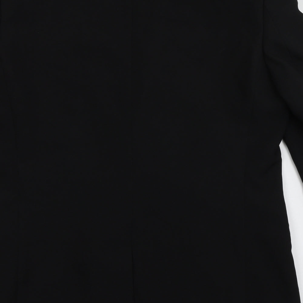 George Mens Black   Jacket  Size 40  Button