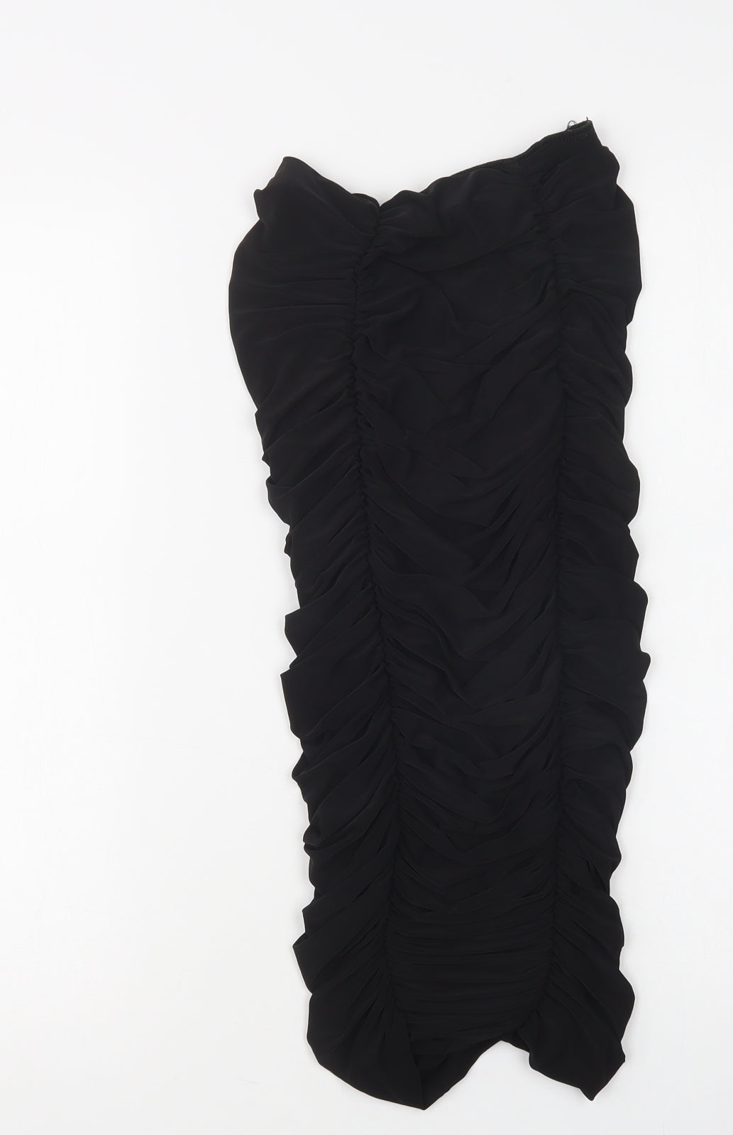 PRETTYLITTLETHING Womens Black  Polyester Bodycon  Size 6  Off the Shoulder
