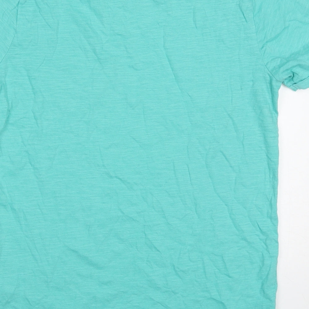 NEXT Boys Blue  Cotton Basic T-Shirt Size 10 Years Crew Neck Pullover