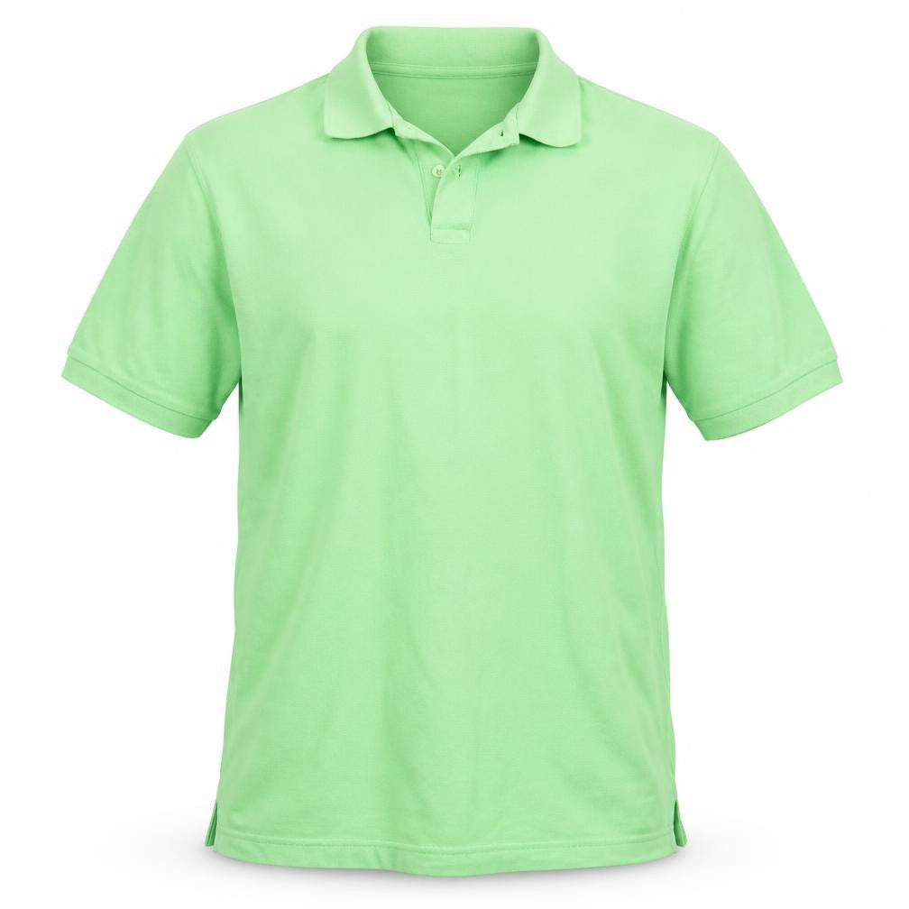 Dunnes Mens Green  Cotton  Polo Size L Collared Pullover