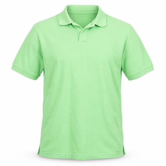 Dunnes Mens Green  Cotton  Polo Size L Collared Pullover