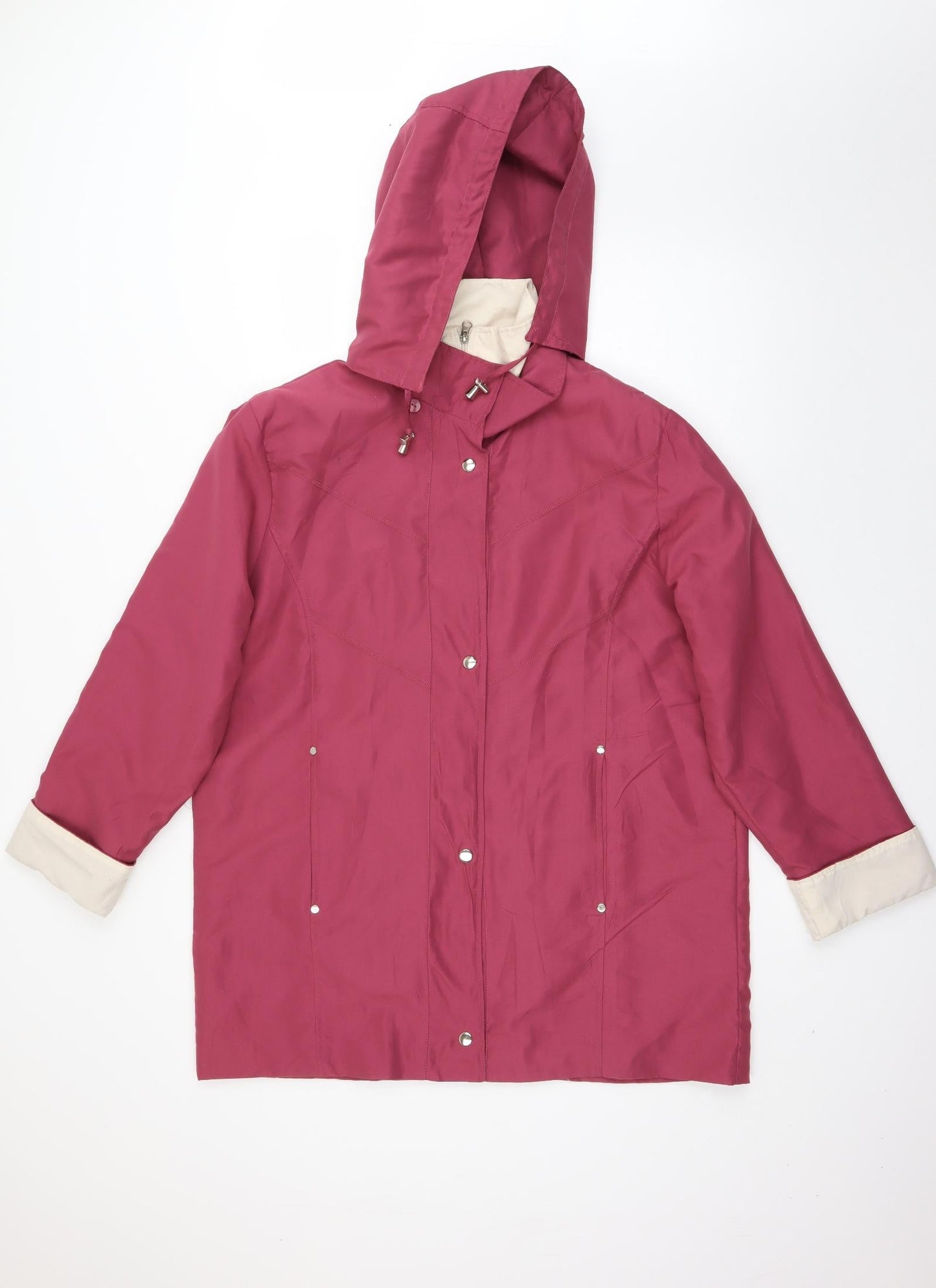 Gabriella Vicenga Womens Red   Jacket  Size 14  Zip