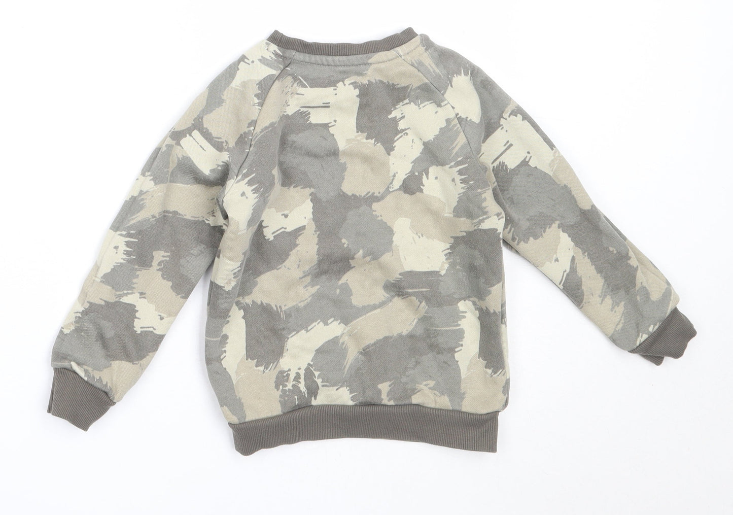 Primark Boys Green  Cotton Pullover Sweatshirt Size 2-3 Years