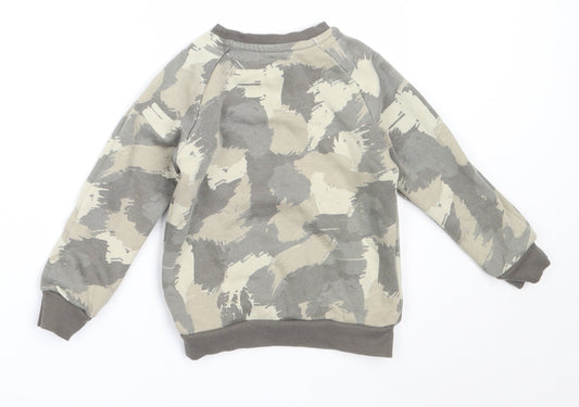 Primark Boys Green  Cotton Pullover Sweatshirt Size 2-3 Years
