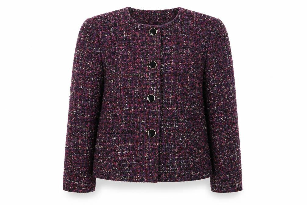 Marks & Spencer Womens Purple   Overcoat Coat Size 14