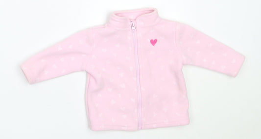 Dunnes Stores Girls Pink   Jacket  Size 0-3 Months
