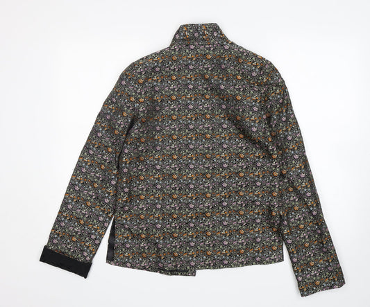 Henki Womens Multicoloured Floral  Jacket Blazer Size M