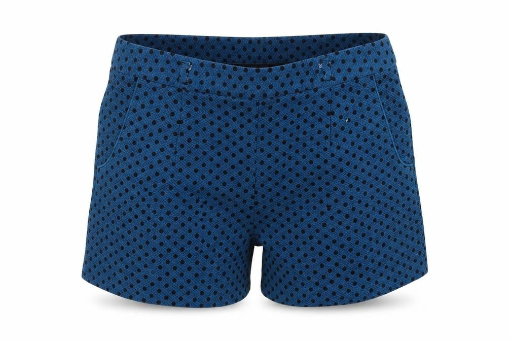 Atmosphere Womens Green Polka Dot Cotton Hot Pants Shorts Size 12 L3 in Regular