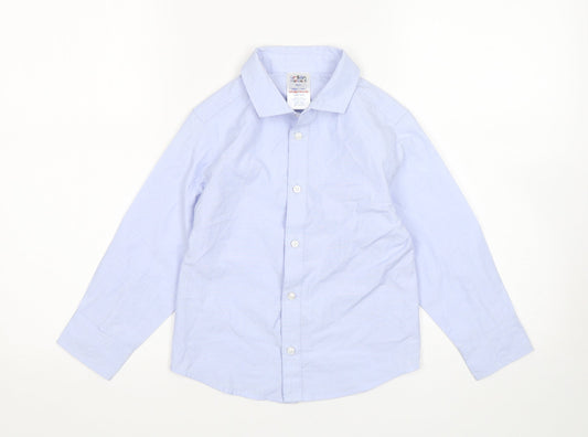 Urban rascals Boys Blue  Polyester Basic Button-Up Size 6 Years Collared