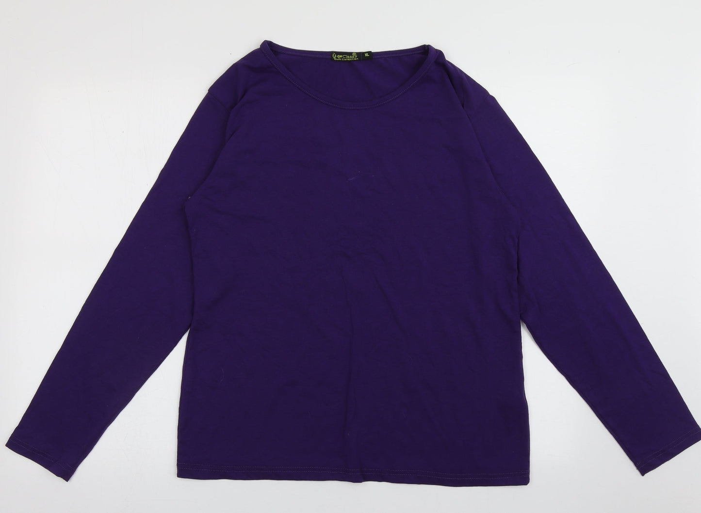 GW Classy Womens Purple  Polyester Pullover Sweatshirt Size XL  Pullover