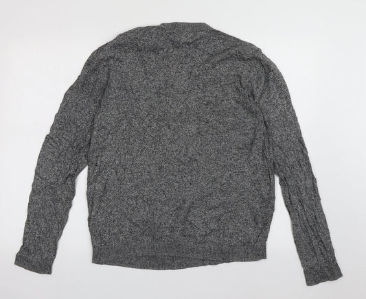 ASOS Mens Grey  Cotton Pullover Sweatshirt Size M