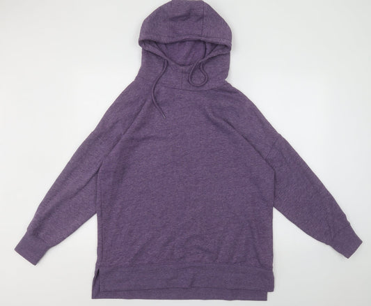 Dunnes Stores Womens Purple  Polyester Pullover Hoodie Size S  Pullover