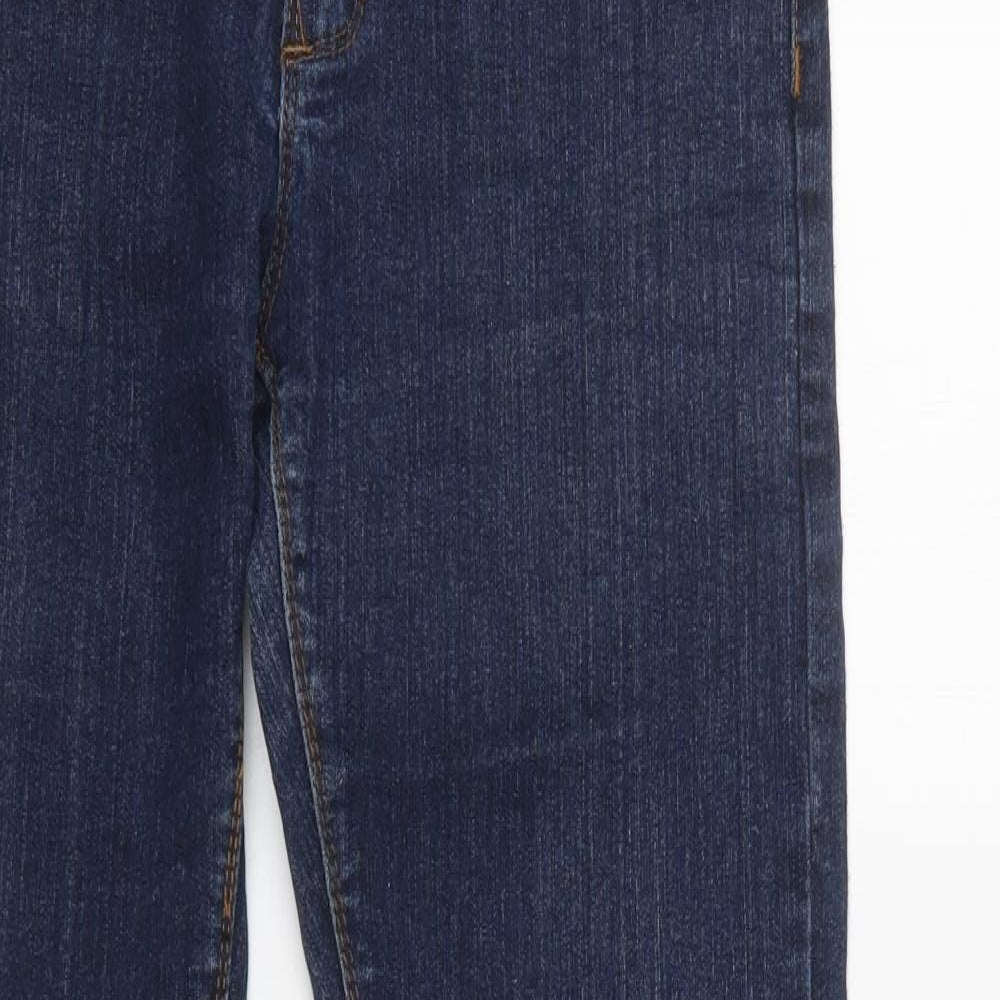 Cosmic Jeans Womens Blue  Cotton Skinny Jeans Size 12 L29 in Regular Button