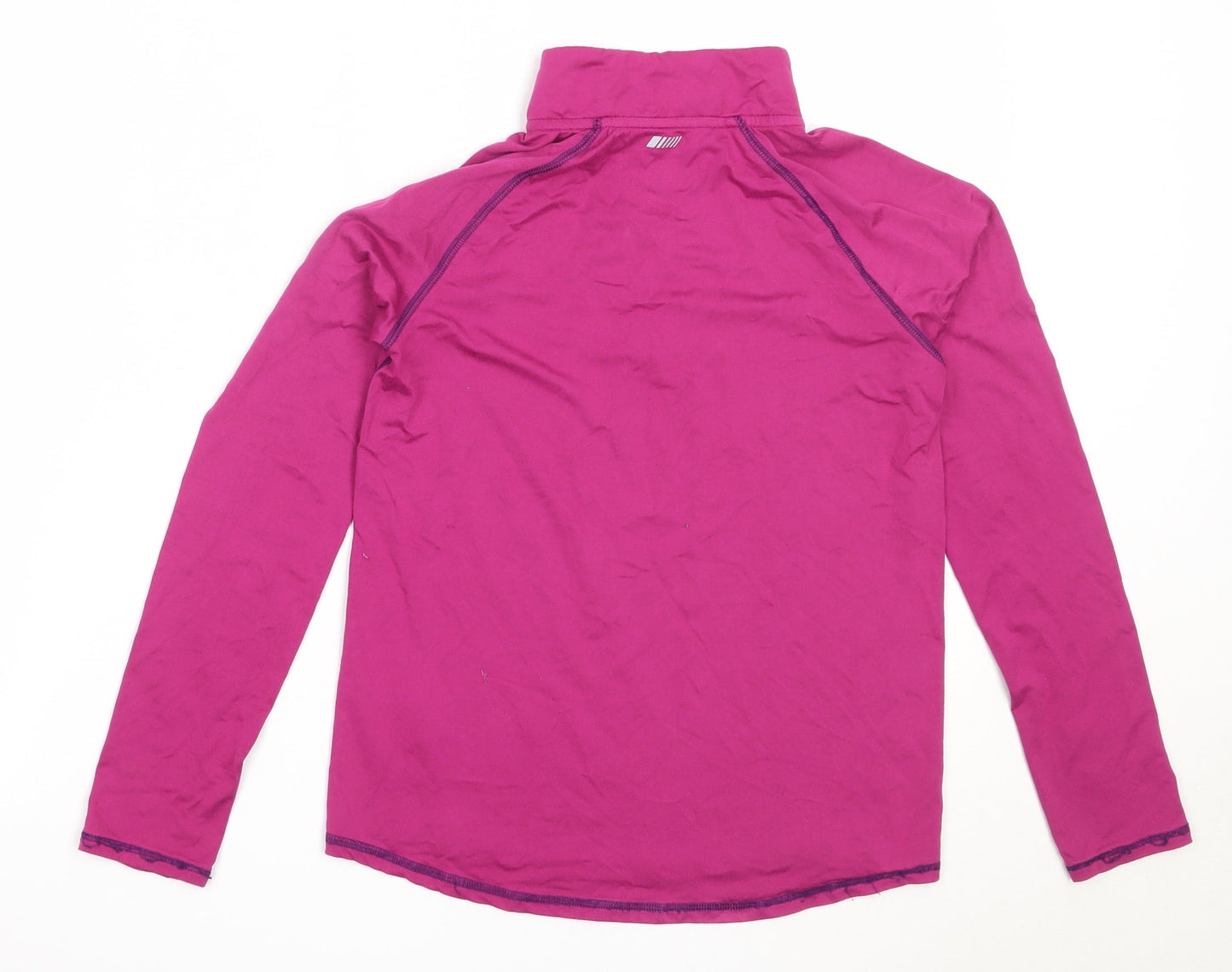 Amazon Girls Pink  Polyester Henley Sweatshirt Size 10 Years