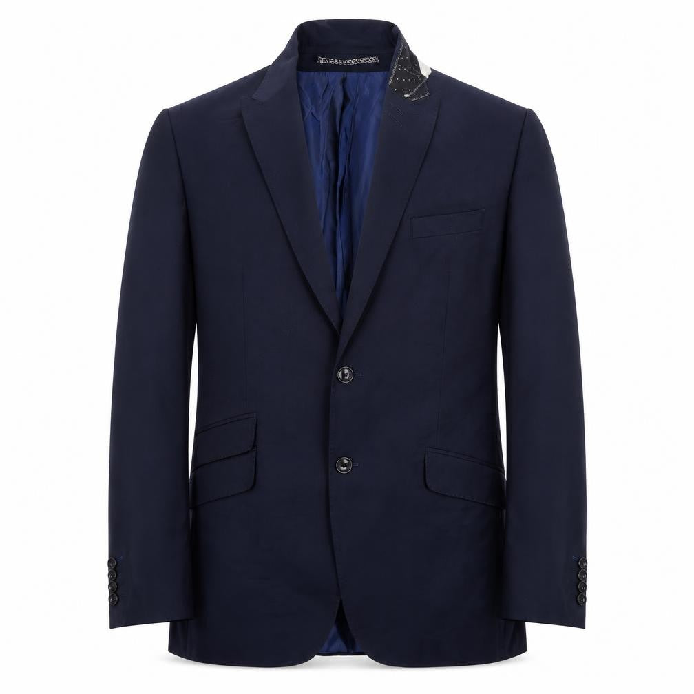 M&S Mens Blue  Wool Jacket Suit Jacket