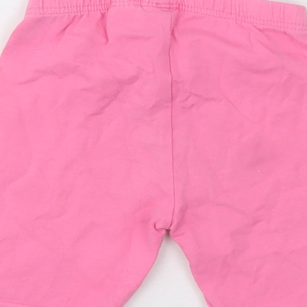 Zara Girls Pink  Cotton Shorts Outfit/Set Size 18-24 Months