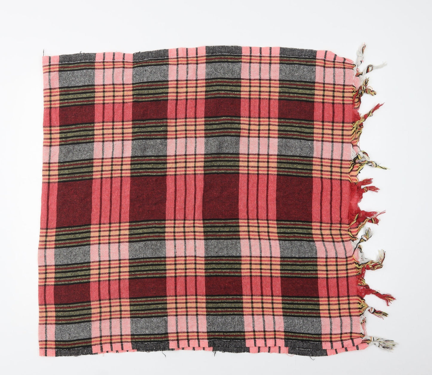 Preworn Womens Pink Check   Shawl/Wrap