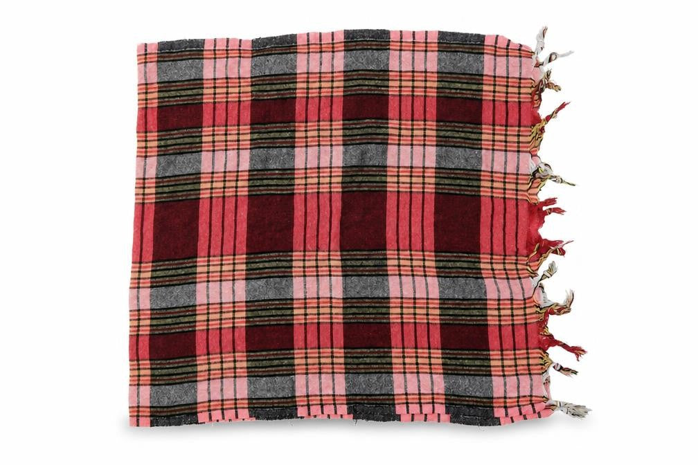 Preworn Womens Pink Check   Shawl/Wrap