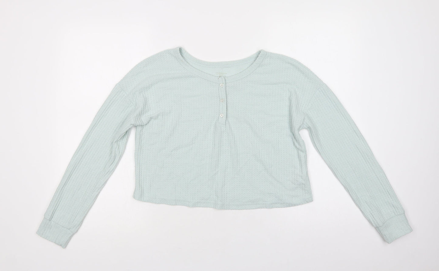 Primark Womens Green  Polyester Top Pyjama Top Size XS