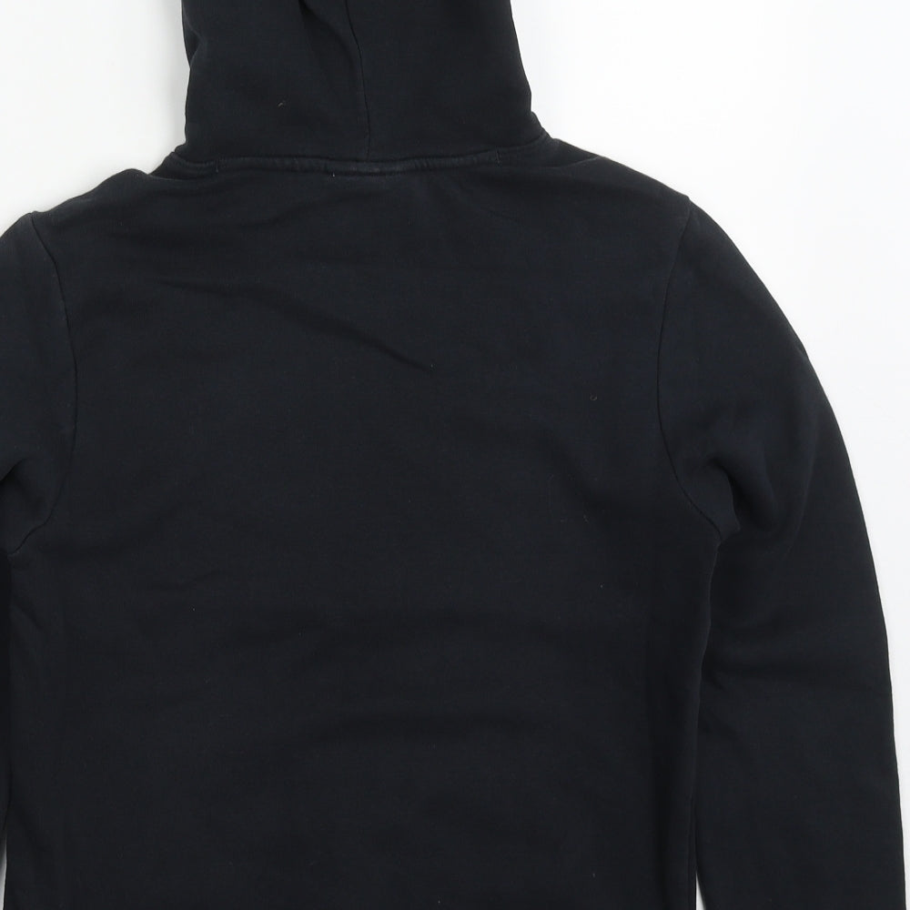 Under armour Boys Black  Cotton Pullover Hoodie Size 11-12 Years  Pullover