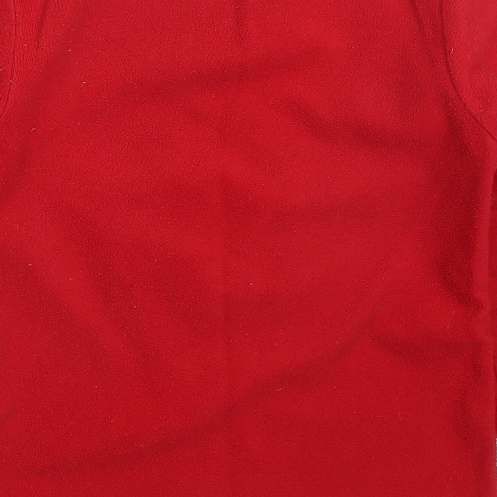 Dunnes Boys Red Solid Polyester  Pyjama Top Size 5-6 Years  Pullover - Snow Day