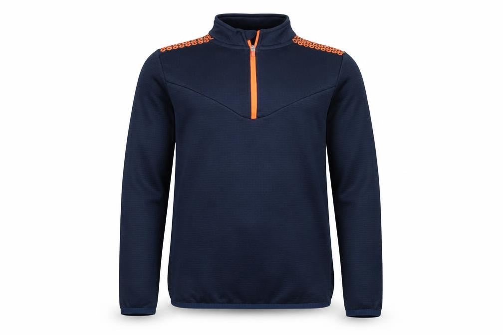 Dunnes Boys Blue  Polyester Pullover Sweatshirt Size 8-9 Years  Zip