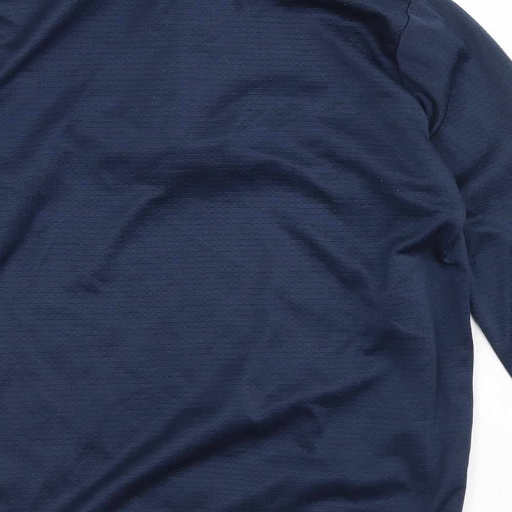 Dunnes Stores Boys Blue  Polyester Pullover Sweatshirt Size 8-9 Years  Zip