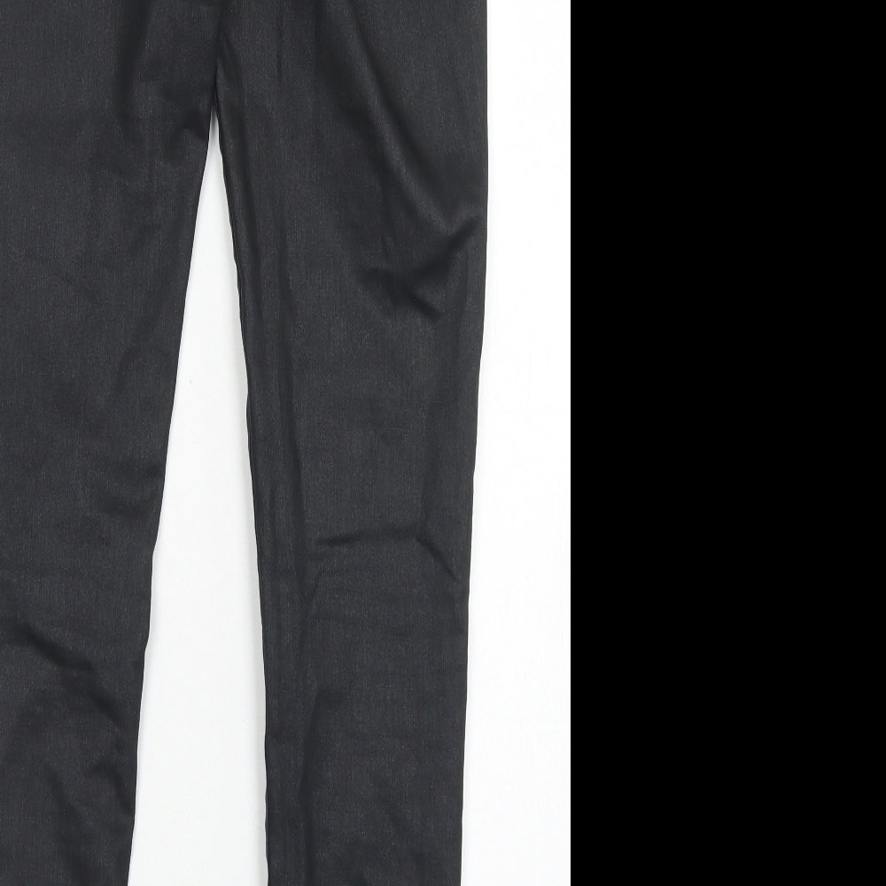Dorothy Perkins Womens Black  Cotton Skinny Jeans Size 8 L29 in Regular Button