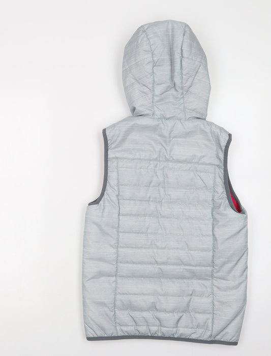 DECATHLON Girls Grey   Jacket Waistcoat Size 12 Years  Zip