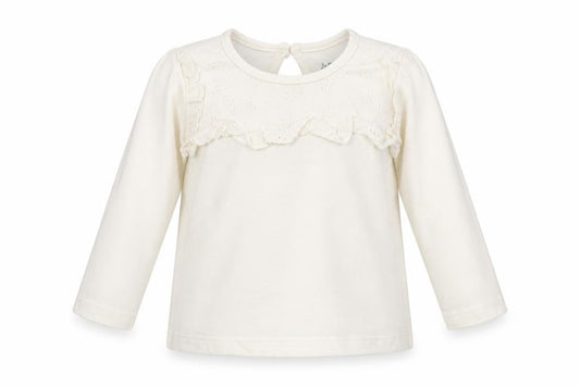 Primark Girls Beige  Cotton Basic T-Shirt Size 9-12 Months Round Neck