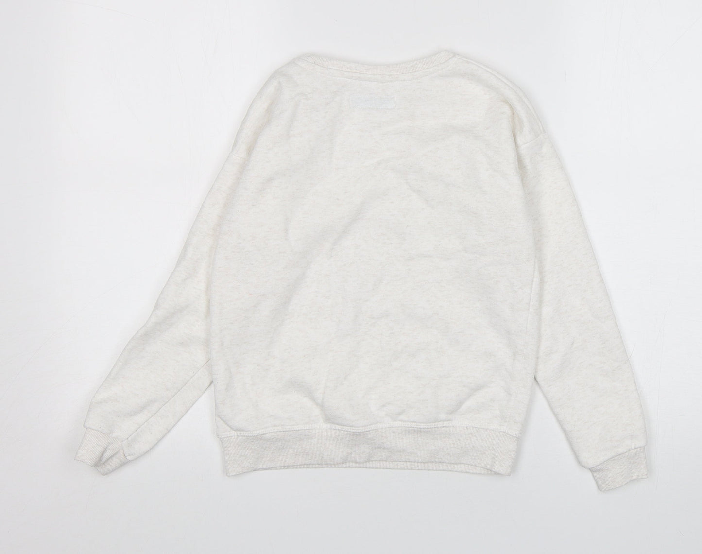 Primark Girls Beige  Cotton Pullover Sweatshirt Size 9-10 Years