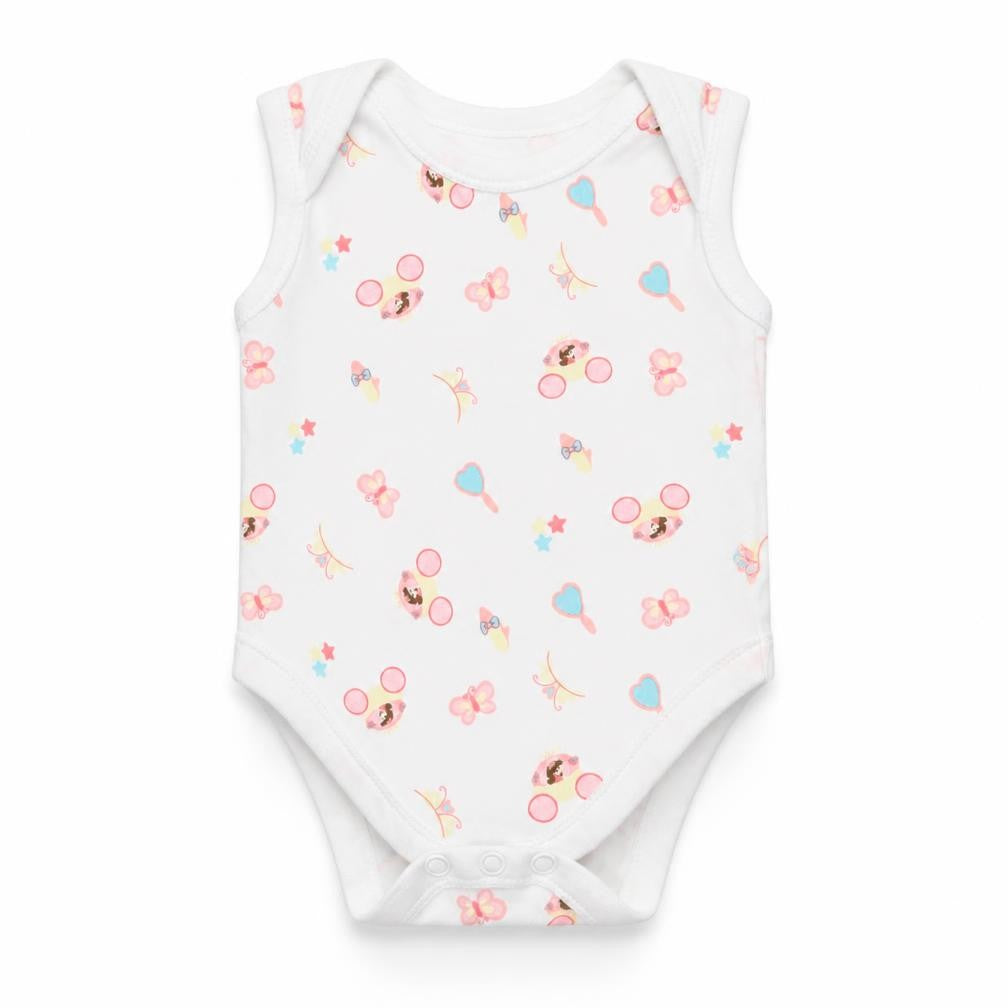 Dunnes Girls White  Cotton Babygrow One-Piece Size Newborn