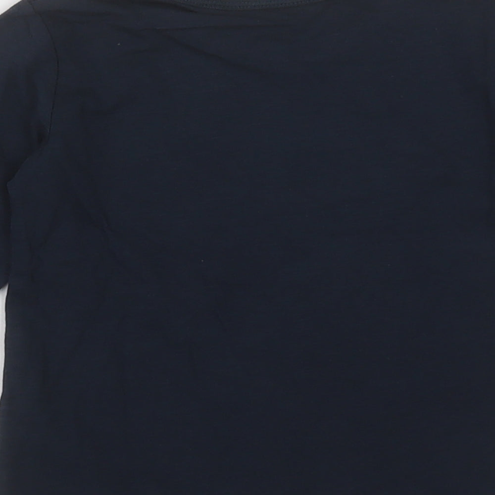 NEXT Boys Black  Cotton Basic Casual Size 2 Years Crew Neck Pullover