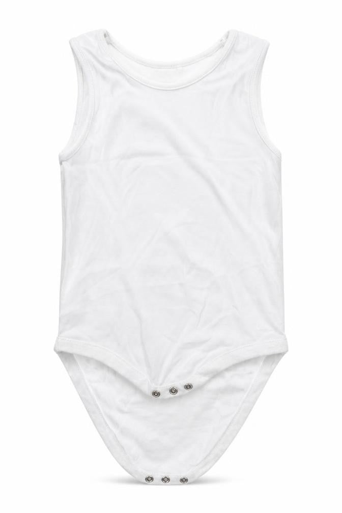 NEXT Girls White  Cotton Bodysuit One-Piece Size 2-3 Years  Button - Unisex