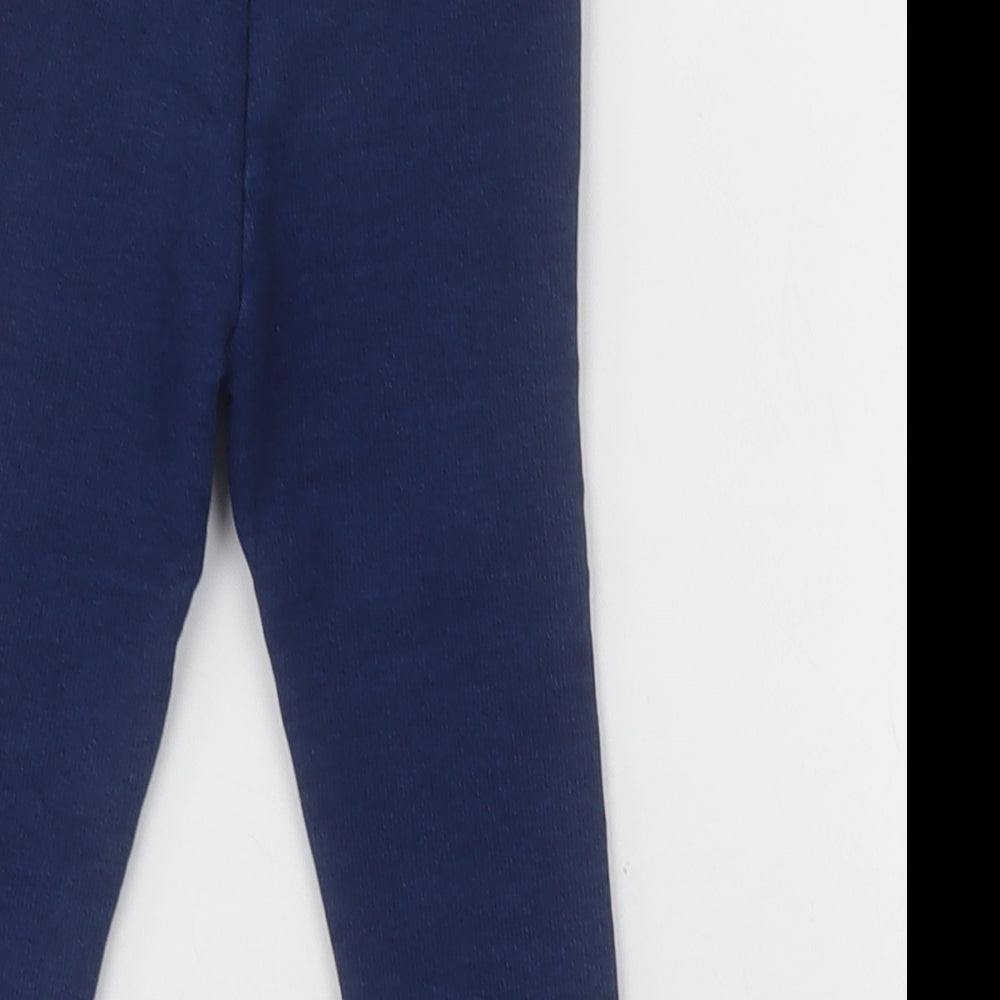 Primark Girls Blue  Cotton Capri Jeans Size 18-24 Months