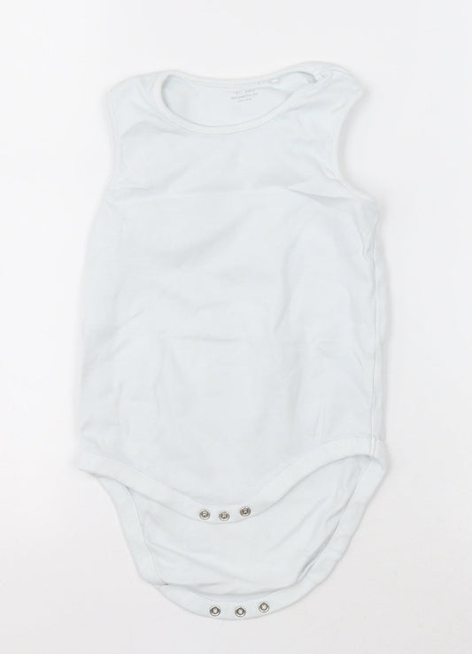 NEXT Girls White  Cotton Bodysuit One-Piece Size 2-3 Years  Button