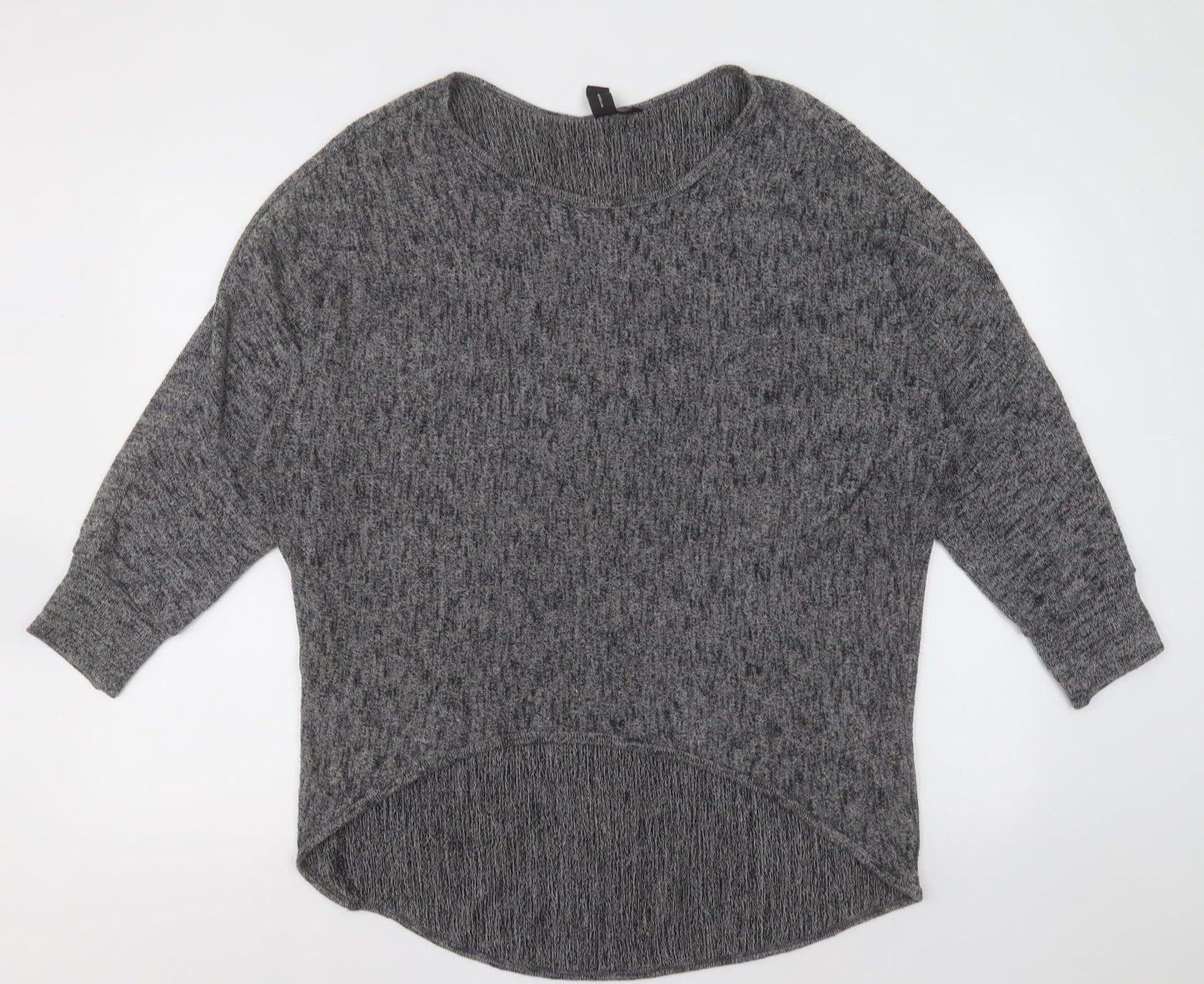 IZABEL LONDON Womens Grey  Polyester Pullover Sweatshirt Size 12  Pullover