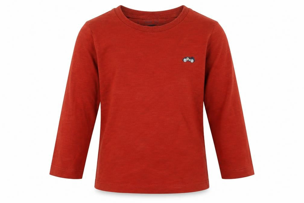 NEXT Boys Orange  Cotton Basic Casual Size 2 Years Crew Neck Pullover