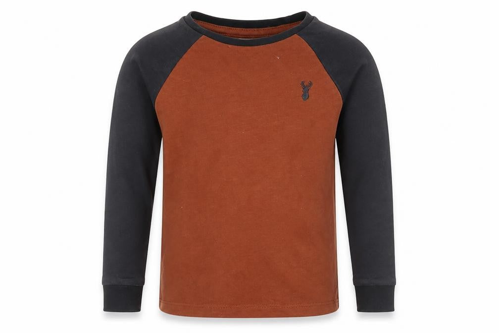 NEXT Boys Brown  Cotton Pullover Sweatshirt Size 3 Years  Pullover