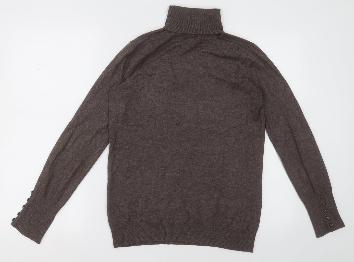Dunnes Stores Womens Brown  Viscose Pullover Sweatshirt Size 12  Pullover