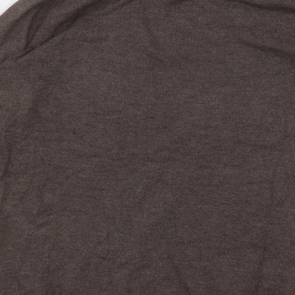 Dunnes Stores Womens Brown  Viscose Pullover Sweatshirt Size 12  Pullover