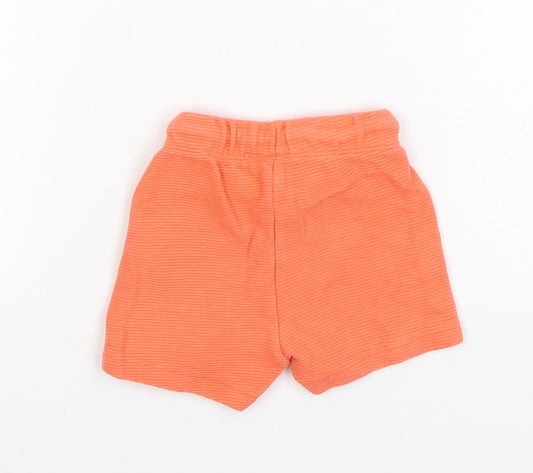 Disney Boys Orange  Cotton Sweatpants Trousers Size 18 Months