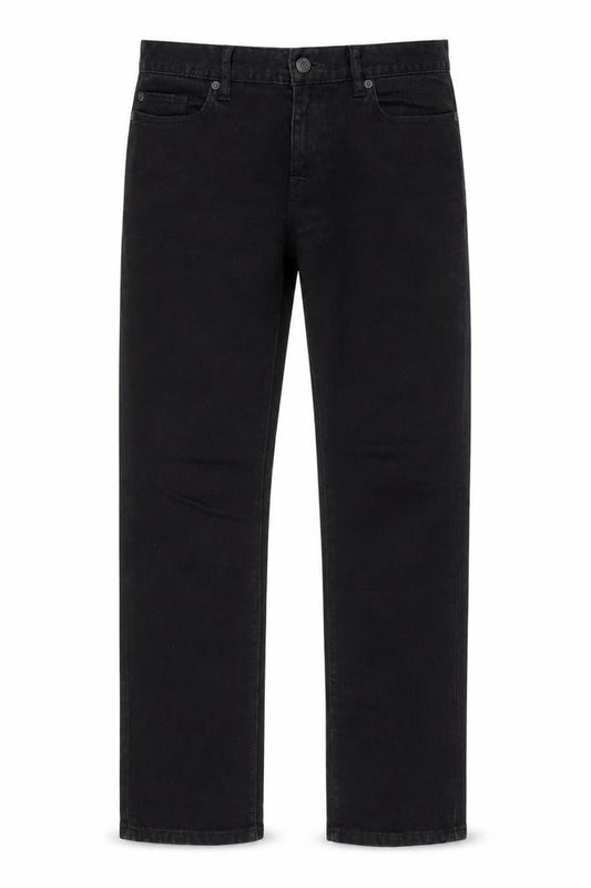 Gap Mens Black  Cotton Straight Jeans Size 28 in L32 in Regular Zip
