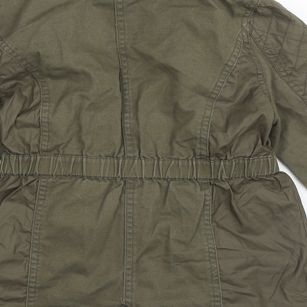 George Girls Green   Basic Jacket Jacket Size 7-8 Years  Zip