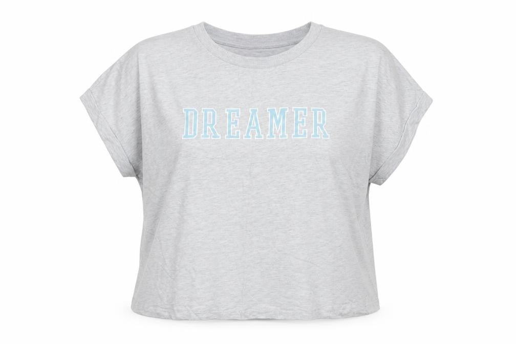 Dunnes Womens Grey  Cotton  Pyjama Top Size XL   - Dreamer
